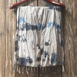 Roaman’s Tye Dye Fringe Scarf